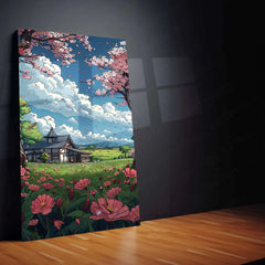 Flowers Nature Abstract Metal Poster | Botanical & Abstract Art Wall Decor - TURTLEWINGS