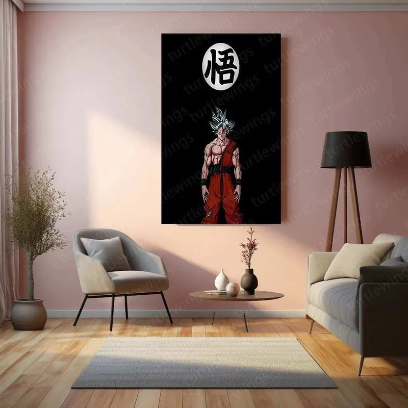 Dragon Ball Z Metal Poster | Super Saiyan Transformation Art - TURTLEWINGS