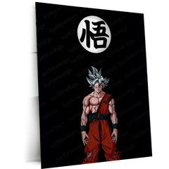 Dragon Ball Z Metal Poster | Super Saiyan Transformation Art - TURTLEWINGS