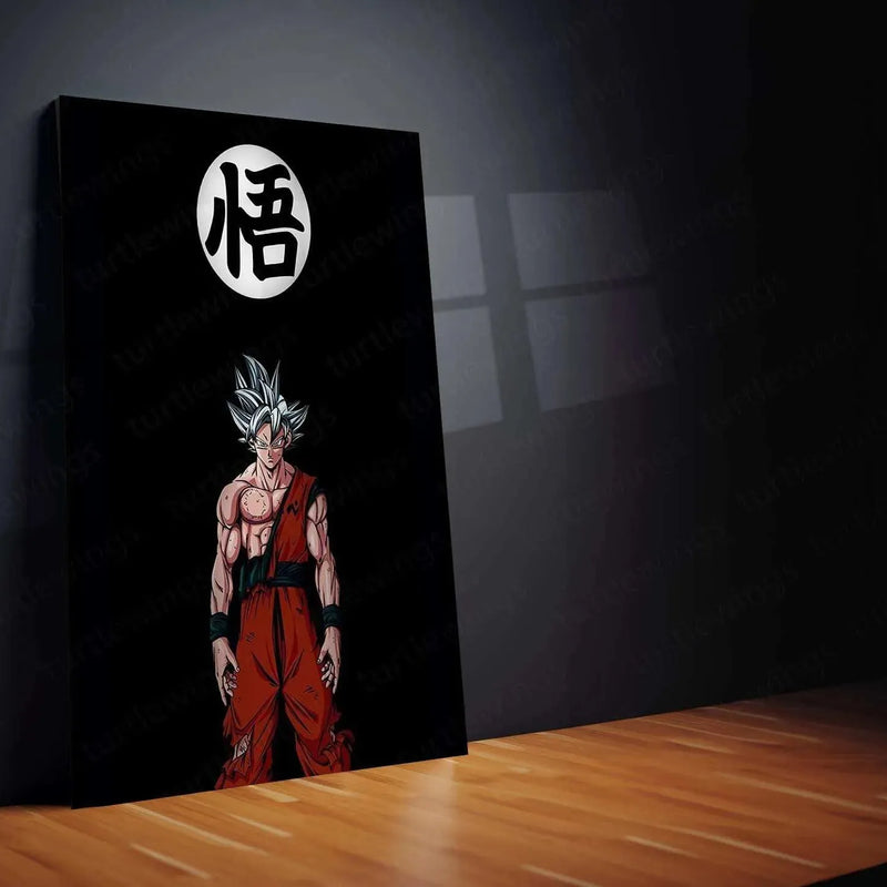 Dragon Ball Z Metal Poster | Super Saiyan Transformation Art - TURTLEWINGS