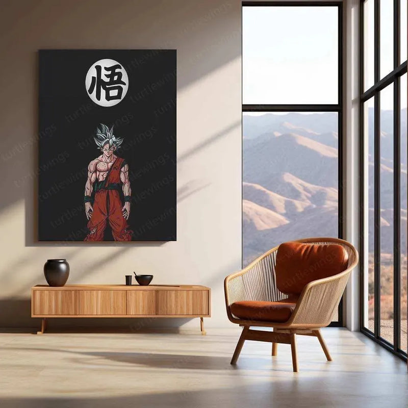 Dragon Ball Z Metal Poster | Super Saiyan Transformation Art - TURTLEWINGS