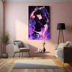 Toji Fushiguro – The Sorcerer Assassin | Jujutsu Kaisen Metal Poster - TURTLEWINGS