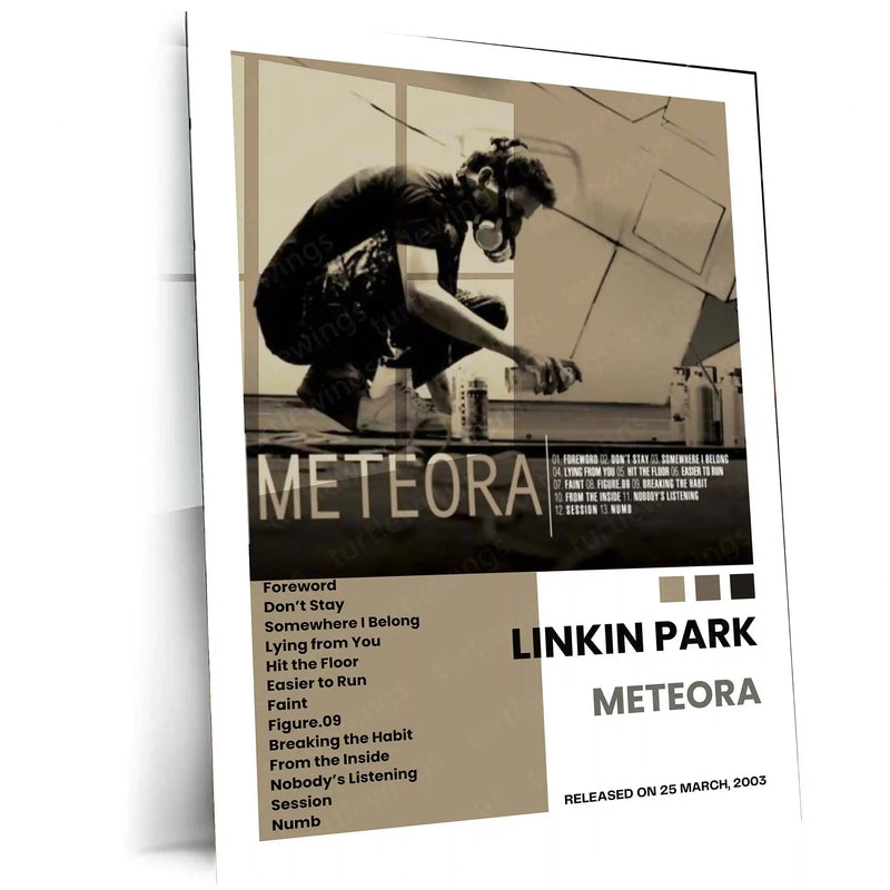 Linkin Park Metal Poster Collection – 11 Iconic Albums | Premium Music Wall Art | Buy Single, Set of 8, or Complete Set of 11