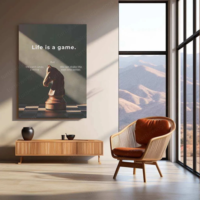 Horse Head Chess Piece – Symbolic Metal Artwork - TURTLEWINGS