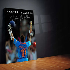 Cricket Metal poster | Sachin Tendulkar Metal Poster – Master Blaster - TURTLEWINGS