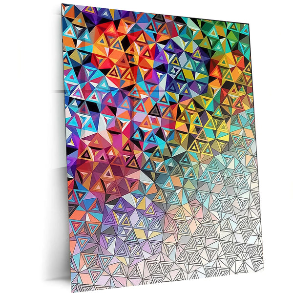 🎨 Abstract Art Metal Frame | Modern Aesthetic Wall Décor for Creative Spaces 02 - TURTLEWINGS