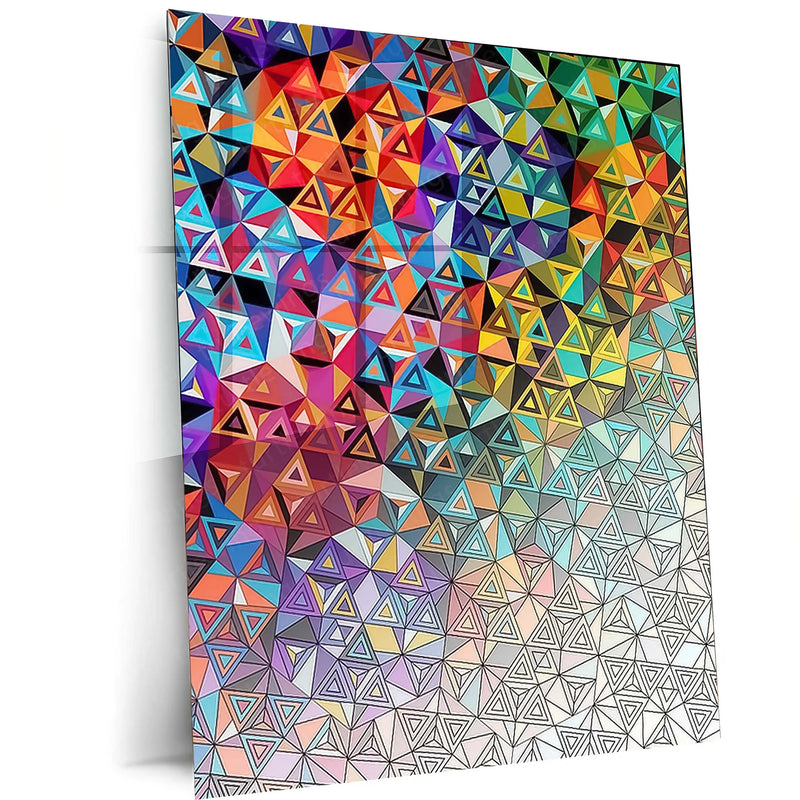 🎨 Abstract Art Metal Frame | Modern Aesthetic Wall Décor for Creative Spaces 02 - TURTLEWINGS