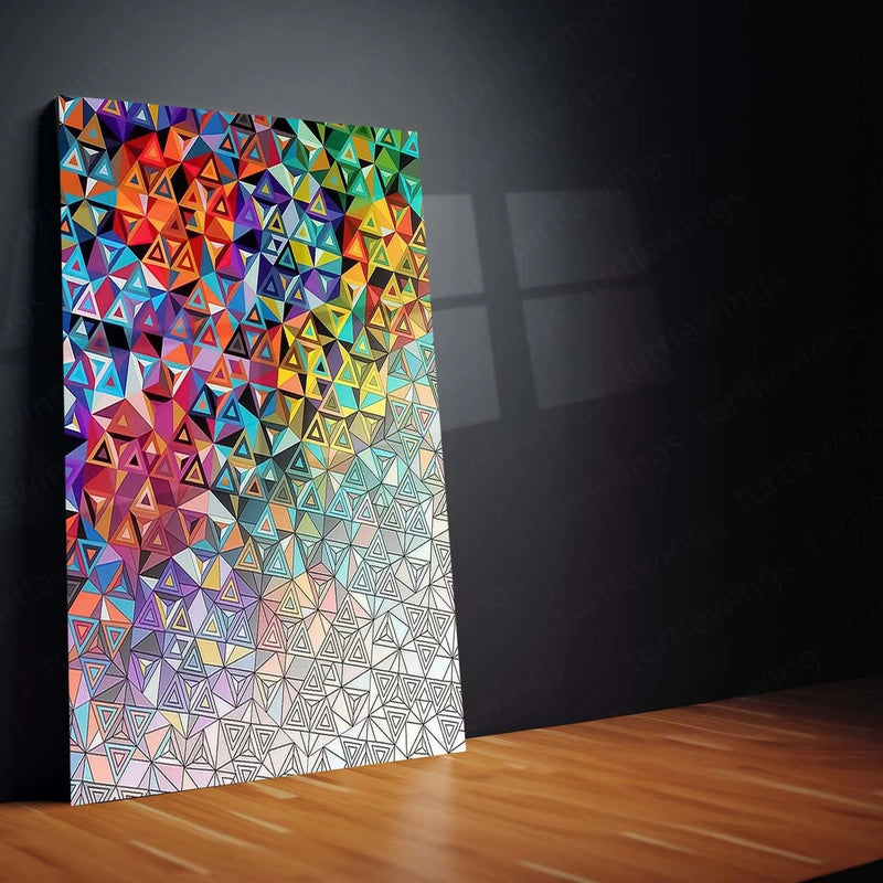 🎨 Abstract Art Metal Frame | Modern Aesthetic Wall Décor for Creative Spaces 02 - TURTLEWINGS