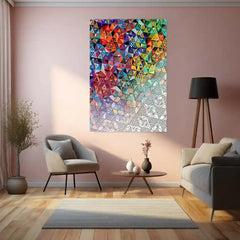 🎨 Abstract Art Metal Frame | Modern Aesthetic Wall Décor for Creative Spaces 02 - TURTLEWINGS