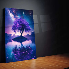 Urban Aesthetic Metal Poster | Aesthetic Tree Metal Poster – Nature-Inspired Wall Art 02 - TURTLEWINGS