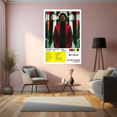 After Hours – The Weeknd | Iconic Album Cover Metal Poster | HD Metal Wall Frame