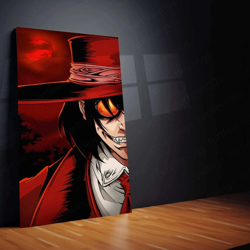 Alucard Poster – Powerful Vampire from Hellsing Anime - TURTLEWINGS