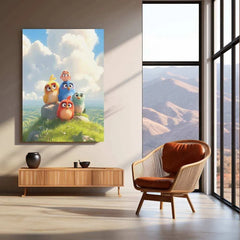 Angry Birds Metal Poster – Iconic Gaming Wall Art | Fun & Vibrant Decor - TURTLEWINGS