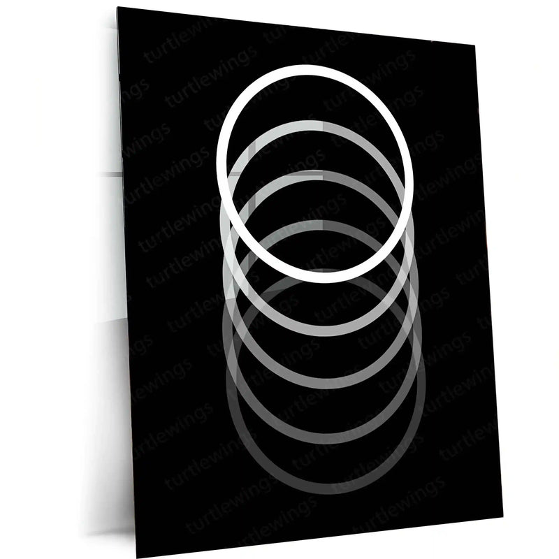 🎨 Abstract Art Metal Frame Poster | Modern Aesthetic Wall Décor for Creative Spaces - TURTLEWINGS