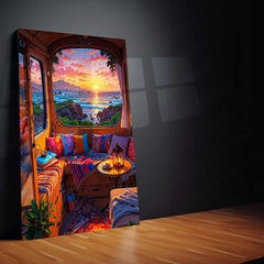 Abstract Metal Poster | Abstract Nature Art Metal Poster | Modern Organic Wall Decor 01 - TURTLEWINGS