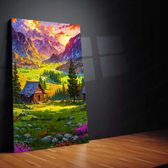 Abstract Metal Poster | Abstract Nature Art Metal Poster | Modern Organic Wall Decor 02 - TURTLEWINGS