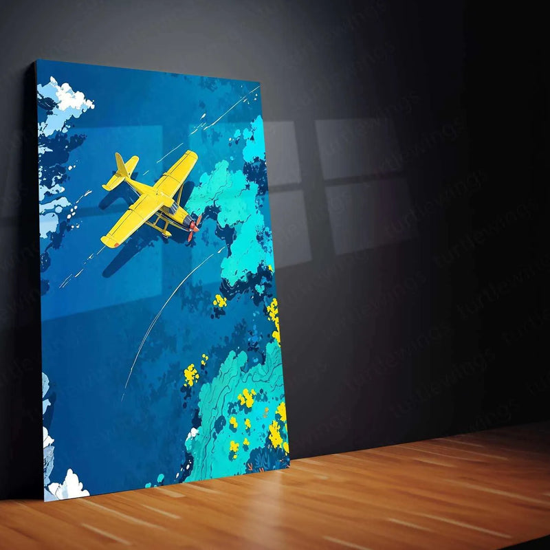 Abstract Art Metal Poster – Modern Geometric & Aesthetic Wall Decor 1 - TURTLEWINGS