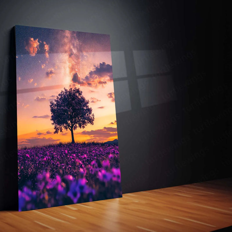 Urban Aesthetic Metal Poster | Aesthetic Tree Metal Poster – Nature-Inspired Wall Art 01 - TURTLEWINGS