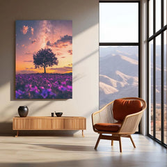 Urban Aesthetic Metal Poster | Aesthetic Tree Metal Poster – Nature-Inspired Wall Art 01 - TURTLEWINGS