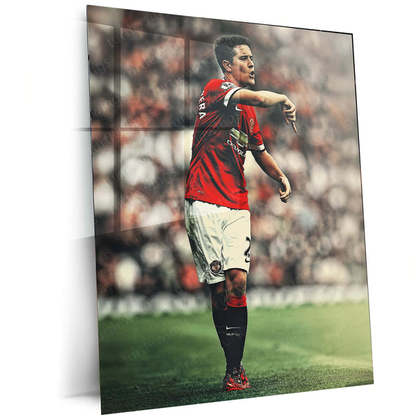 Ander Herrera Manchester United Action Pose – Metal Frame | Premium Football Poster - TURTLEWINGS
