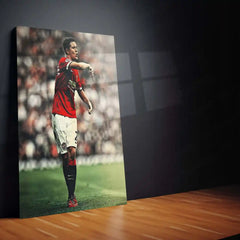 Ander Herrera Manchester United Action Pose – Metal Frame | Premium Football Poster - TURTLEWINGS