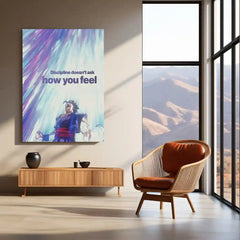 Gohan Power-Up - “Discipline Doesn’t Ask How You Feel” Metal Poster | Dragon Ball Z Motivational Anime Wall Art