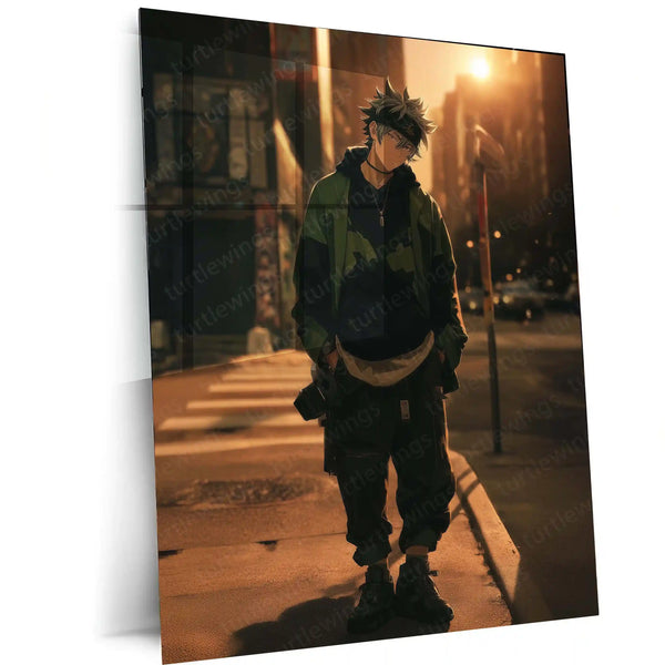 🖤 Asta from Black Clover | Anime Metal Frame Poster for True Magic Knights Fans - TURTLEWINGS