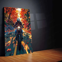 Bike Art Metal Poster – Stylish Motorcycle Wall Art | Biker & Speed Enthusiast Decor - TURTLEWINGS