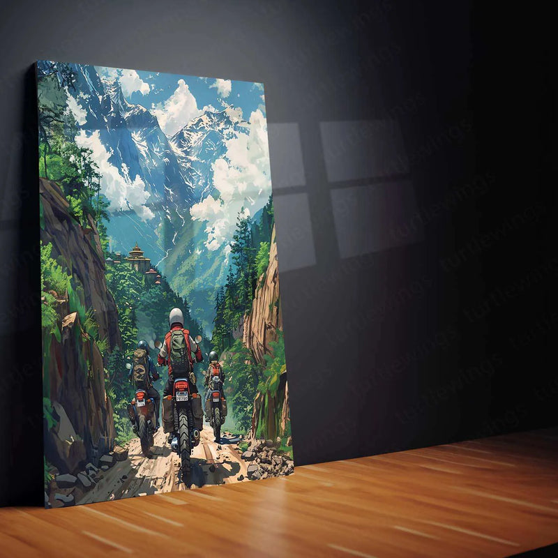 Bike Art Metal Poster – Stylish Motorcycle Wall Art | Biker & Speed Enthusiast Decor 2 - TURTLEWINGS