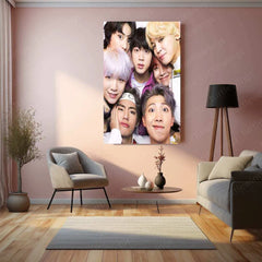 BTS Metal Poster – K-Pop Legends Wall Art for ARMY f3 - TURTLEWINGS
