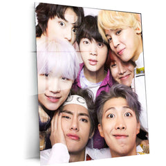 BTS Metal Poster – K-Pop Legends Wall Art for ARMY f3 - TURTLEWINGS
