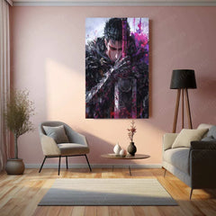 Berserk Metal Poster – Guts Dark Fantasy Anime Wall Art - TURTLEWINGS