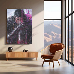 Berserk Metal Poster – Guts Dark Fantasy Anime Wall Art - TURTLEWINGS