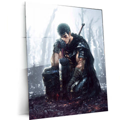 Berserk Metal Poster – Guts Dark Fantasy Anime Wall Art 3 - TURTLEWINGS