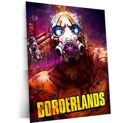 Game Metal Poster | Borderlands – Psycho Mask Metal Poster | Gaming Wall Frame