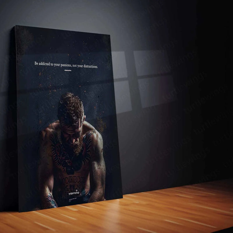 Conor McGregor Quote Metal Poster – Motivational MMA Wall Art | Fighter Mindset Decor 2 - TURTLEWINGS