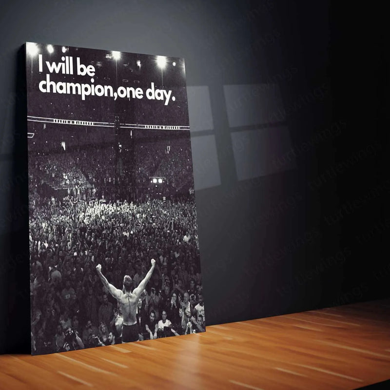 Conor McGregor Quote Metal Poster – Motivational MMA Wall Art | Fighter Mindset Decor 3 - TURTLEWINGS