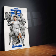 Cristiano Ronaldo Metal Frame – Iconic Football Wall Art 1 - TURTLEWINGS