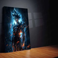 Goku Dragon Ball Art – Dark Sky Style Anime Poster - TURTLEWINGS