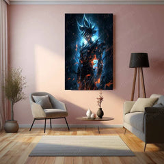 Goku Dragon Ball Art – Dark Sky Style Anime Poster - TURTLEWINGS
