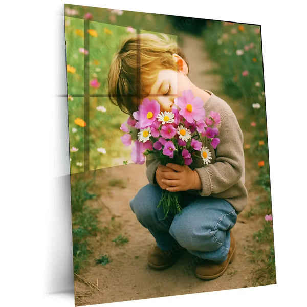 ๐ Cute Girl Art Metal Frame Poster | Aesthetic Wall Decor for Teen Rooms & Art Lovers - TURTLEWINGS