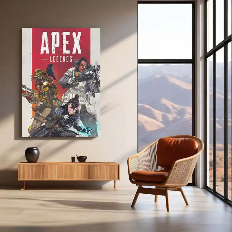 Game Metal Poster | DOOM Slayer – Eternal Battle Art Metal Poster | Demon Hunter Gaming Wall Frame