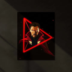 Doctor Strange Neon LED Metal Poster â Mystic Arts Marvel Wall Art - TURTLEWINGS