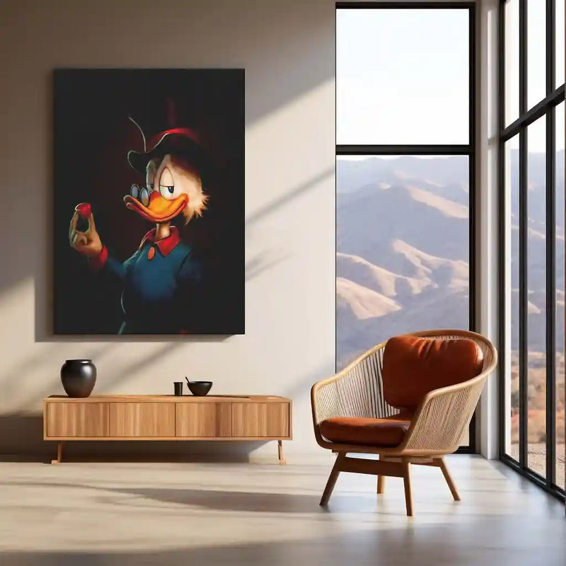 ๐ฆ Donald Duck Metal Frame Poster | Classic Disney Wall Art for Kids & Cartoon Lovers 02 - TURTLEWINGS