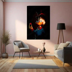 ๐ฆ Donald Duck Metal Frame Poster | Classic Disney Wall Art for Kids & Cartoon Lovers 02 - TURTLEWINGS