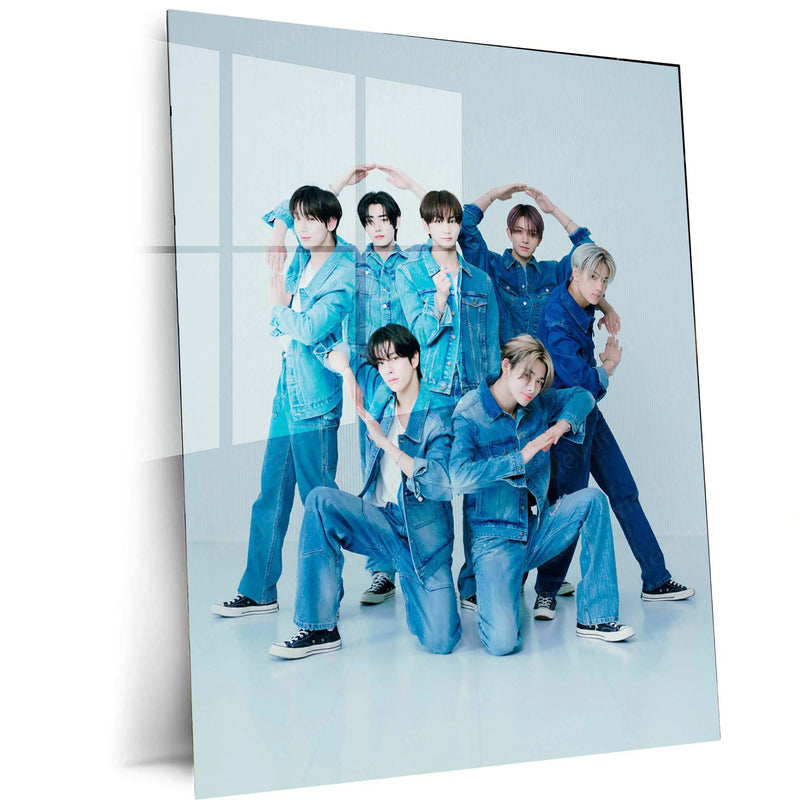 ENHYPEN Metal Poster – K-Pop Rising Stars Wall Art for ENGENEs - TURTLEWINGS