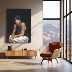 Eminem Metal Poster – Rap Legend Wall Art 5 - TURTLEWINGS