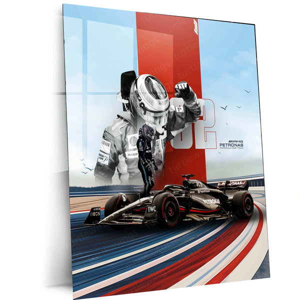 F1 Petronas Metal Poster - TURTLEWINGS