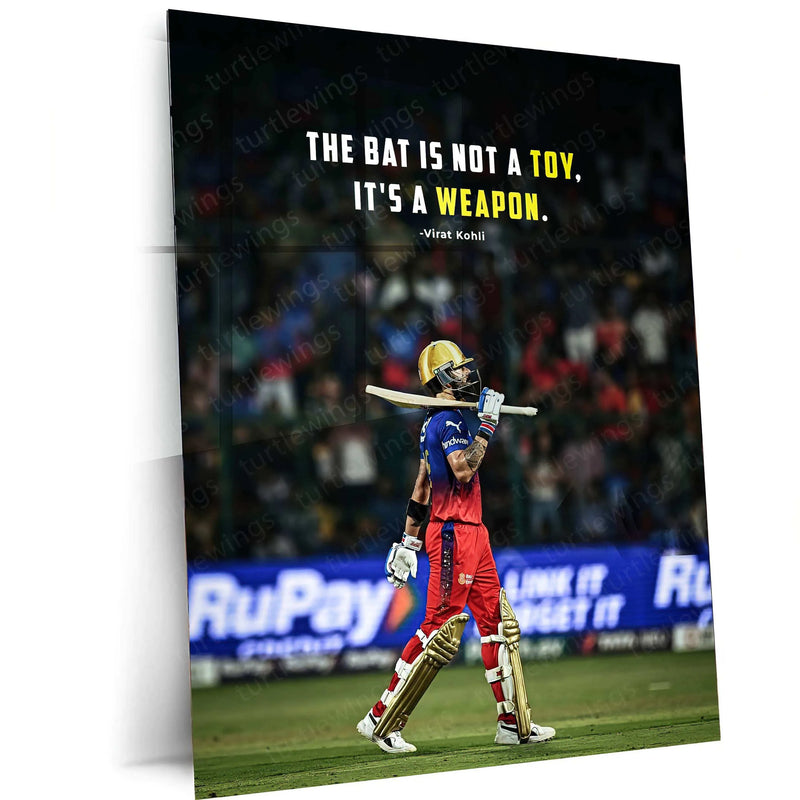 Virat Kohli Final VK Metal Poster – The King of Indian Cricket - TURTLEWINGS