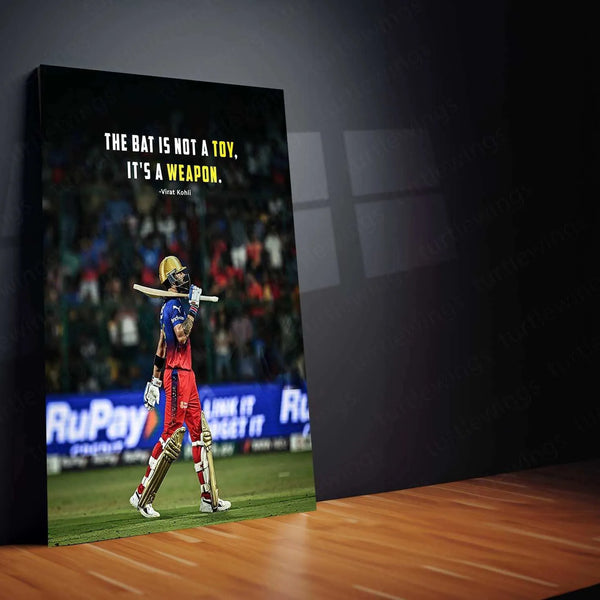 Virat Kohli Final VK Metal Poster – The King of Indian Cricket - TURTLEWINGS